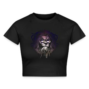 Amerikanisch-Samoa - Frauen Cropped T-Shirt - Schwarz - Vorne - Marisol (170cm)