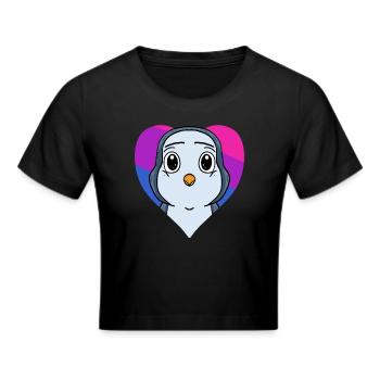 Cadeau pingouin bisexuel - Crop top - noir - Devant - Marisol (170cm)