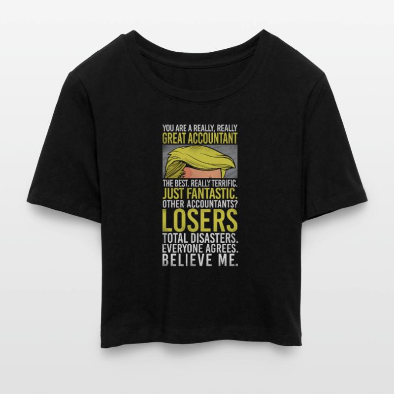 Comptable Comptable Comptable Comptabilité Crop top