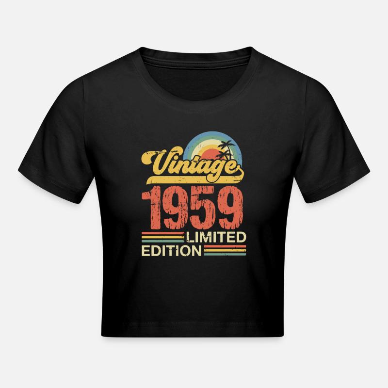 1959 - Crop top - noir