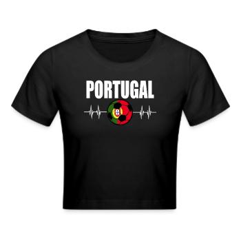 Portugal Football - Crop top - noir - Devant - Marisol (170cm)
