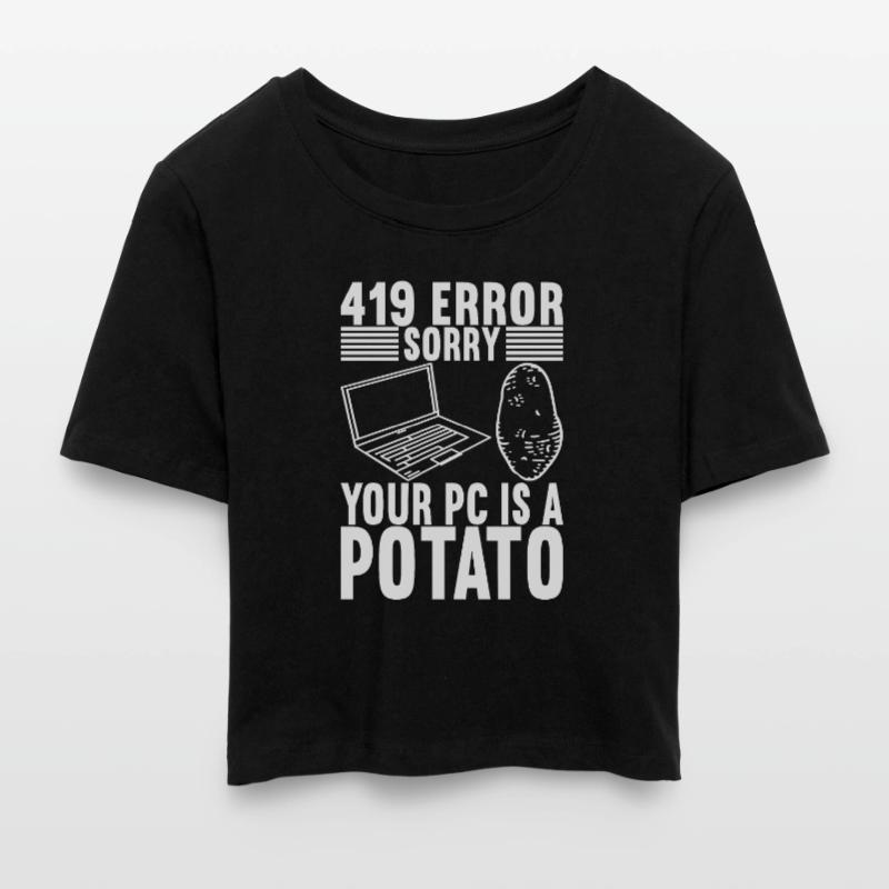 Programmierer Informatiker Frauen Cropped T-Shirt