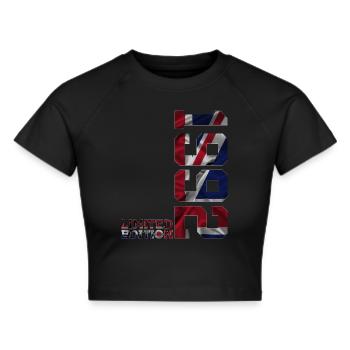 ÉDITION LIMITÉE ANGLETERRE 34E ANNIVERSAIRE 1992 UK - Crop top - noir - Devant - Marisol (170cm)