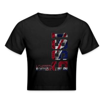 ÉDITION LIMITÉE ANGLETERRE 1965 61E ANNIVERSAIRE BRITANNIQUE - Crop top - noir - Devant - Marisol (170cm)