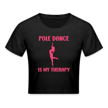Pole Dance Pole Dance für Frauen - Frauen Cropped T-Shirt - Schwarz - Vorne - Marisol (170cm)