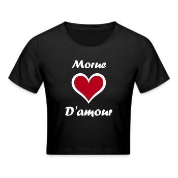 Morue - Crop top - noir - Devant - Marisol (170cm)