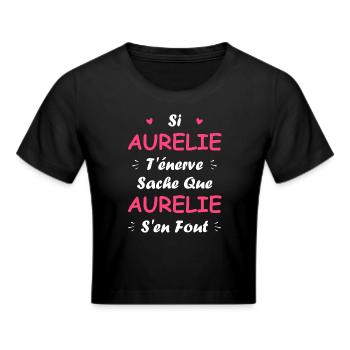 Aurelie - Crop top - noir - Devant - Marisol (170cm)