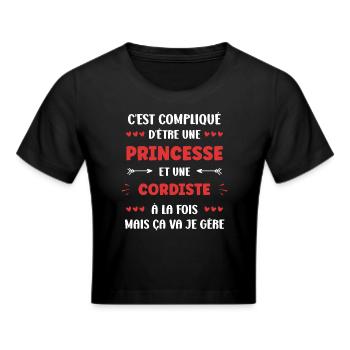 Cordiste - Crop top - noir - Devant - Marisol (170cm)