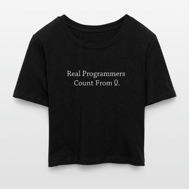 Programmer Coder Software Developer Cropped T-Shirt