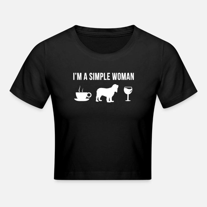 Chien Cocker Spaniel Animal De Compagnie Chiot - Crop top - noir