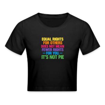 Droits de l’homme - Crop top - noir - Devant - Marisol (170cm)