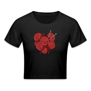 Tricoter - Crop top - noir - Devant - Marisol (170cm)