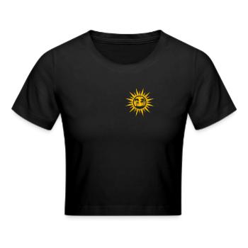 Floride Usa Miami America Cadeau de voyage de vacances - Crop top - noir - Devant - Marisol (170cm)