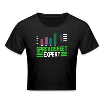 Tableur Expert Table Comptable - Crop top - noir - Devant - Marisol (170cm)