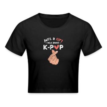 K-Pop Musique Coréenne Pop Corée Kpop Cadeau - Crop top - noir - Devant - Marisol (170cm)