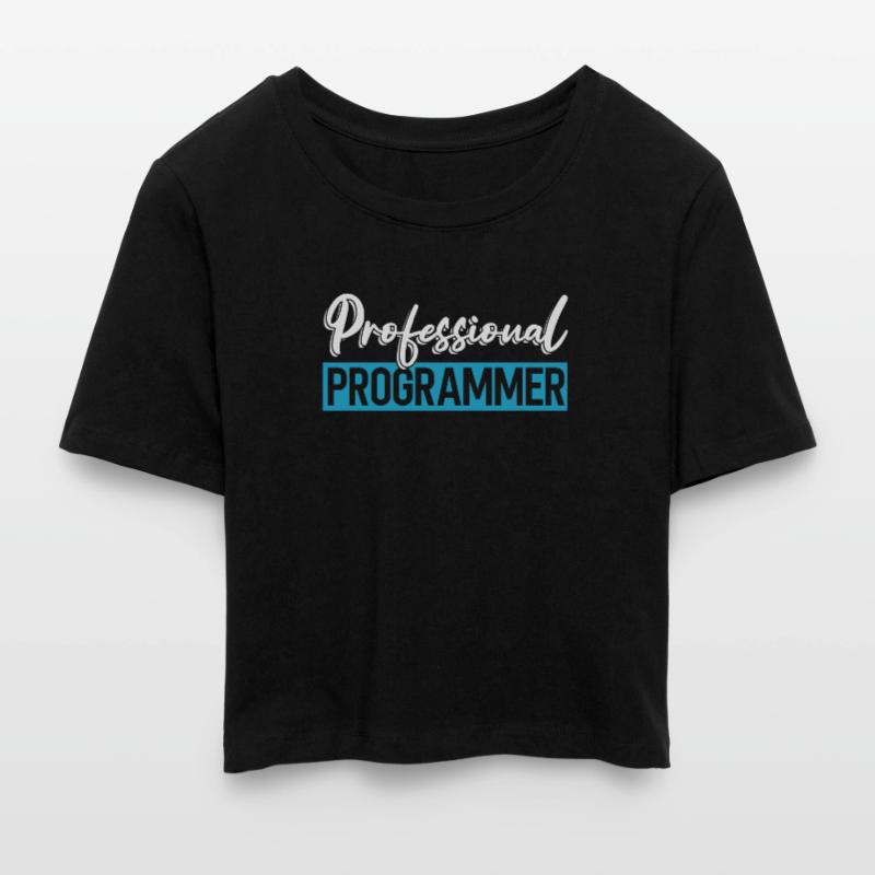 Programmer Coder Software Developer Cropped T-Shirt