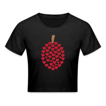 Cœurs Durian - Crop top - noir - Devant - Marisol (170cm)