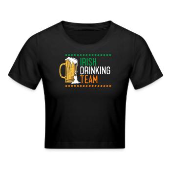 Équipe irlandaise de boisson - Crop top - noir - Devant - Marisol (170cm)