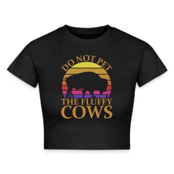 Parc national Bison Buffalo - Crop top - noir - Devant - Marisol (170cm)