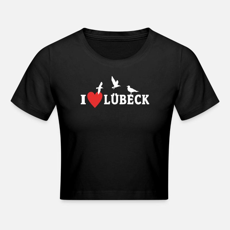 J’aime Lübeck Liebe - Crop top - noir