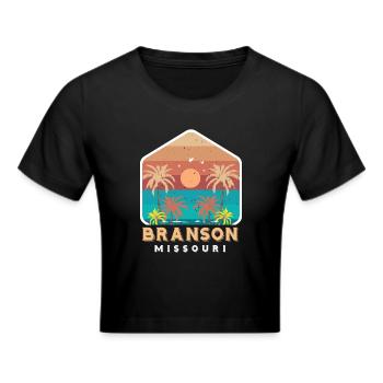 Branson Vacances Missouri Camping Voyage Randonnée Nat - Crop top - noir - Devant - Marisol (170cm)