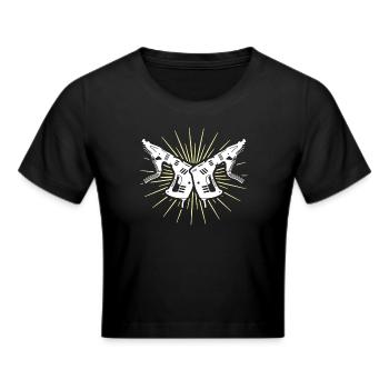 Tournevis magazine installateur de cloisons sèches - Crop top - noir - Devant - Marisol (170cm)