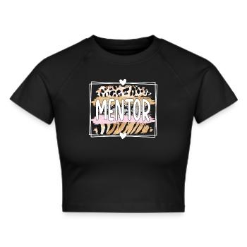Appréciation du mentor Cadeaux de mentor personnel - Crop top - noir - Devant - Marisol (170cm)