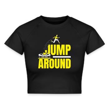 Trampoline Jumping Trampoline Trampoline Trampoline - Crop top - noir - Devant - Marisol (170cm)