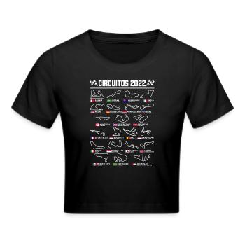 Circuits espagnols de Formule Un - Crop top - noir - Devant - Marisol (170cm)