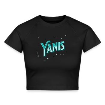 Le nom de Yani personnalisé - Crop top - noir - Devant - Marisol (170cm)