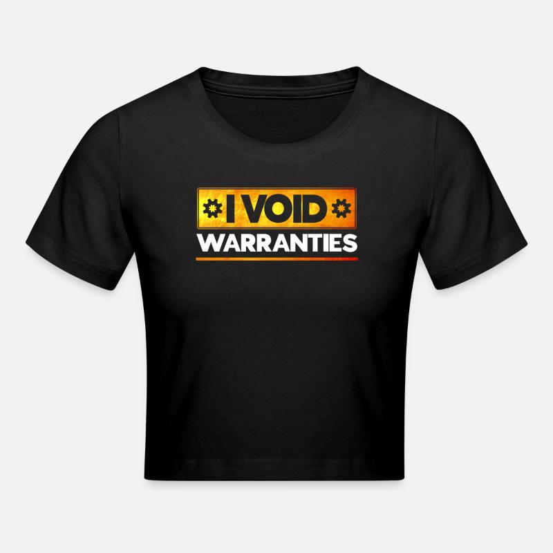 Cadeau de garage mécanique pour mécanicien - Crop top - noir