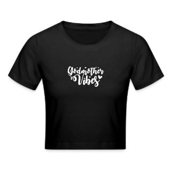 Patin - Frauen Cropped T-Shirt - Schwarz - Vorne - Marisol (170cm)