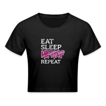 Hip Hop - Frauen Cropped T-Shirt - Schwarz - Vorne - Marisol (170cm)