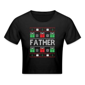 Cadeau Papa de Noël Look partenaire - Crop top - noir - Devant - Marisol (170cm)