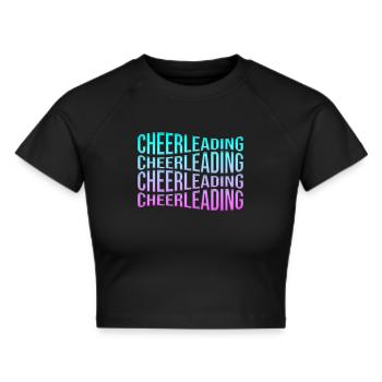 cheerleading - Cropped T-Shirt - black - Front - Marisol (170cm)