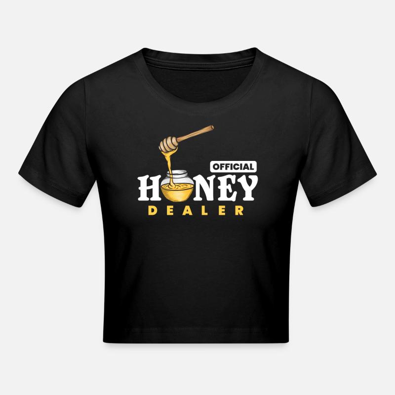 Marchand de miel, Honey Comp, - Crop top - noir