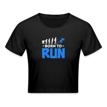 Laufen - Frauen Cropped T-Shirt - Schwarz - Vorne - Marisol (170cm)