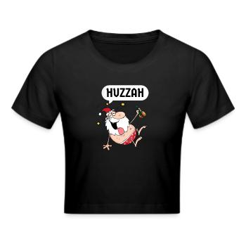 Huzzah Renaissance Festival Ren Faire Knight - Frauen Cropped T-Shirt - Schwarz - Vorne - Marisol (170cm)