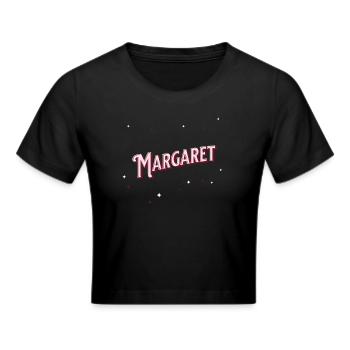 Le nom de Margaret personnalisé - Crop top - noir - Devant - Marisol (170cm)