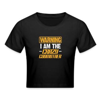 Patin - Frauen Cropped T-Shirt - Schwarz - Vorne - Marisol (170cm)