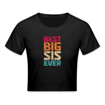 Grande sœur Frère frères et sœurs Cadeau - Crop top - noir - Devant - Marisol (170cm)