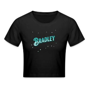 Le nom de Bradley personnalisé - Crop top - noir - Devant - Marisol (170cm)
