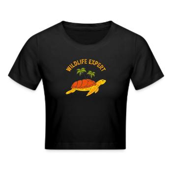 Wilderness Expert Turtle Zookeeper Zoo - Crop top - noir - Devant - Marisol (170cm)