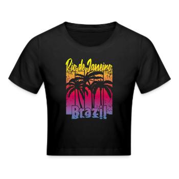 Rio de Janeiro Brésil - Crop top - noir - Devant - Marisol (170cm)