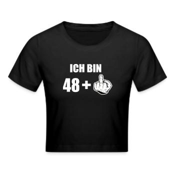 49 Geburtstag - Frauen Cropped T-Shirt - Schwarz - Vorne - Marisol (170cm)