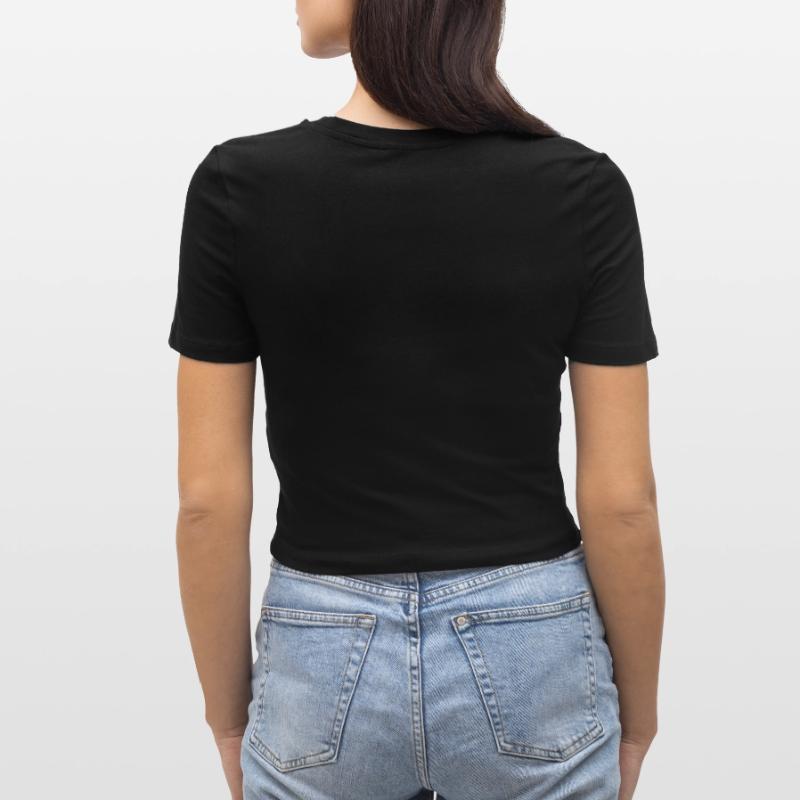 Funny Programmers Light Bulb Hardware Statement Cropped T-Shirt