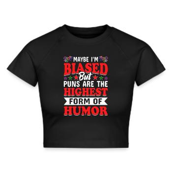 Bisexual Pride Bi Lgbtq Bisexuality Queer - Cropped T-Shirt - black - Front - Marisol (170cm)
