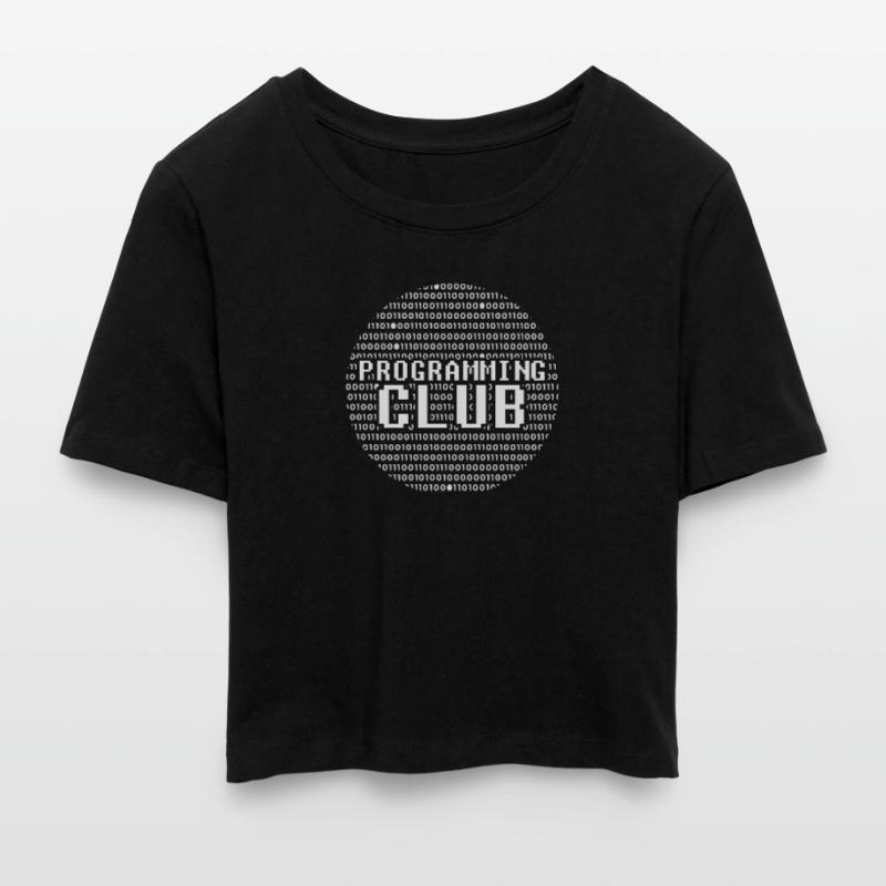 Developer Coder Programmer Association Cropped T-Shirt