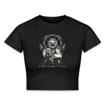 Lecteur de carte de Tarot paresseux Cool Tarot Cartomancie - Crop top - noir - Devant - Marisol (170cm)