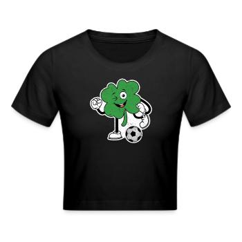 Football Clover Lucky Clover Irish St. Patrick - Crop top - noir - Devant - Marisol (170cm)